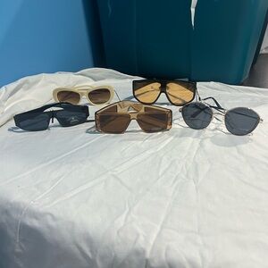 Pretty Little Thing PrettyLittleThing Lot Of 6 Different Pairs Of Sunglasses NWT
